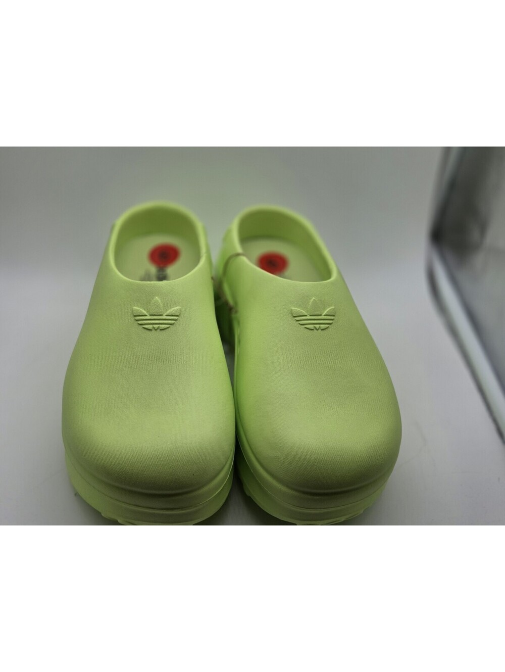 NWT adidas Originals adiFOM Stan Smith Mule Clogs Lucid Lemon Platform Shoes